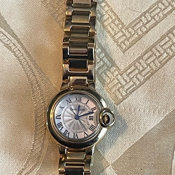 Gold-Tone Luxury Bracelet Watch – Ballon Bleu Style – Needs Battery – New - Picture 3 of 8